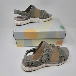 Earth Origins Suede Adjustable Sport Sandals Westfield Wendy Sage Green 7.5W